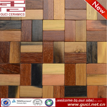 Hot design produit mélangé Solide bois design chambre mosaïque mur carrelage
